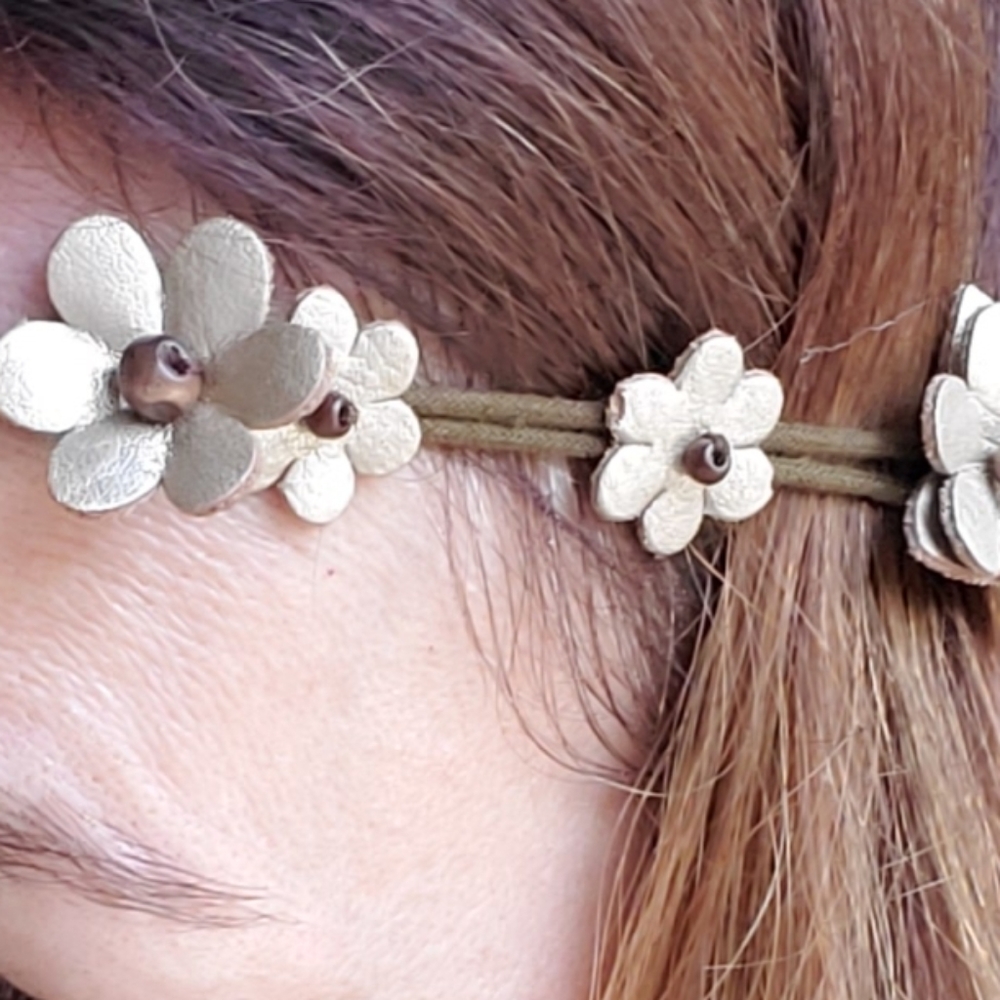 Flower hair tiara